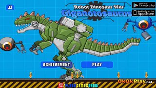 Robot Dinosaur War Giganotosaurus Full Game Walkthrough (All Levels)