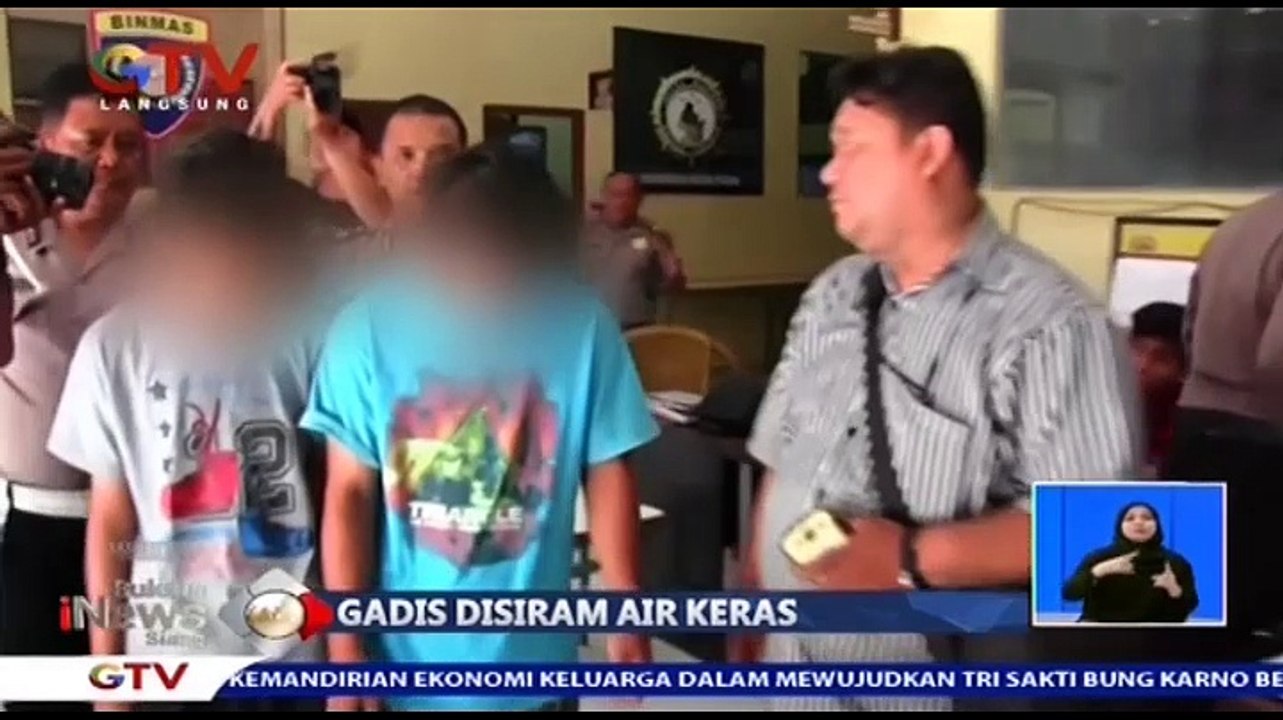 Gadis Disiram Air Keras
