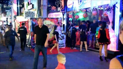 Halloween celebrations on Walking Street in Pattaya, Thailand
