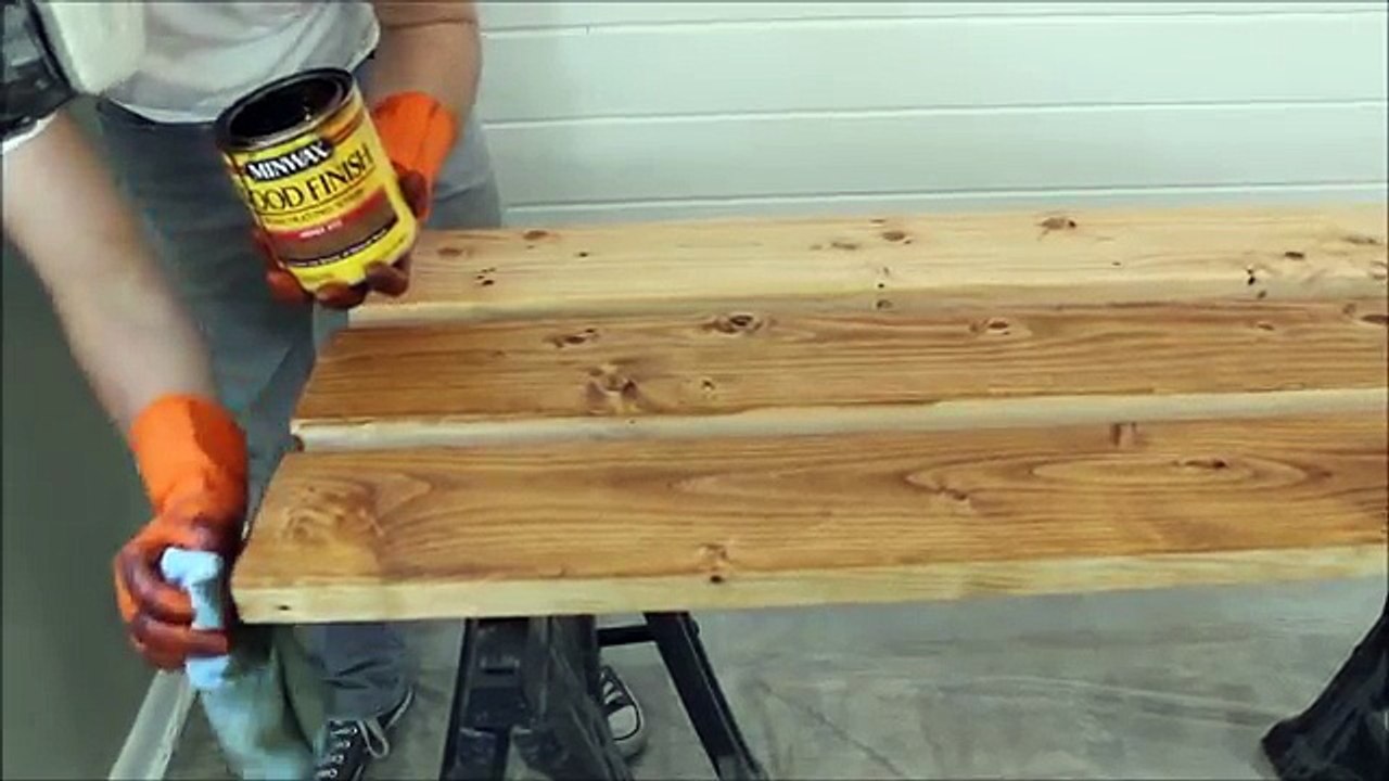 IKEA HACK - The Shiplap-style Storage Bench