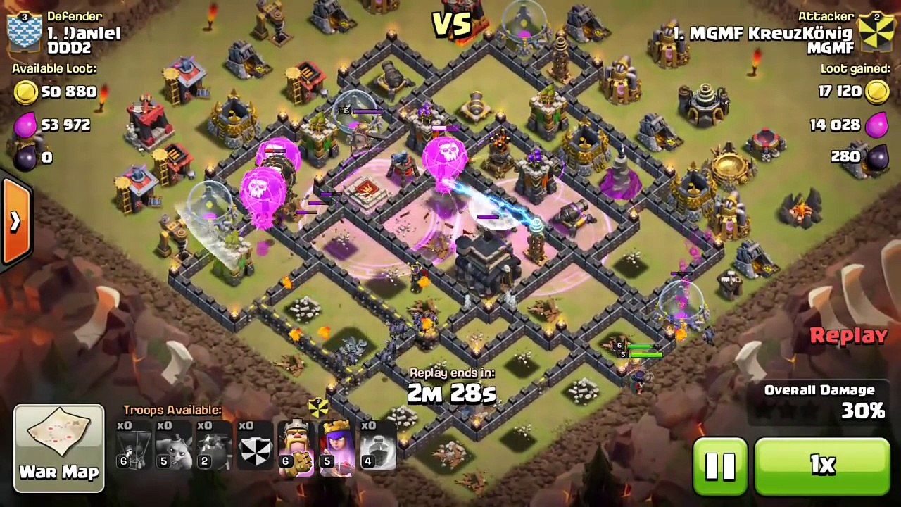 TH9 War Base Not 3-Starred 40 Wars In A Row!!...