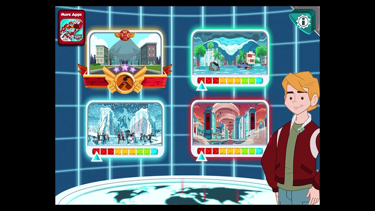 Transformers Rescue Bots: Disaster Dash - Doctor Morocco vs Optimus Prime