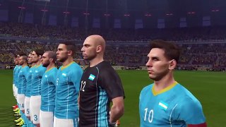 PES 2016 Copa America FINAL Brazil v Argentina
