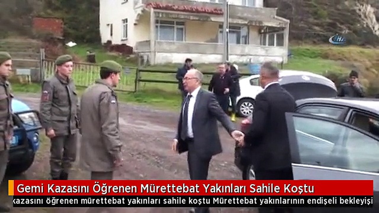 Gemi Kazasını Öğrenen Mürettebat Yakınları Sahile Koştu