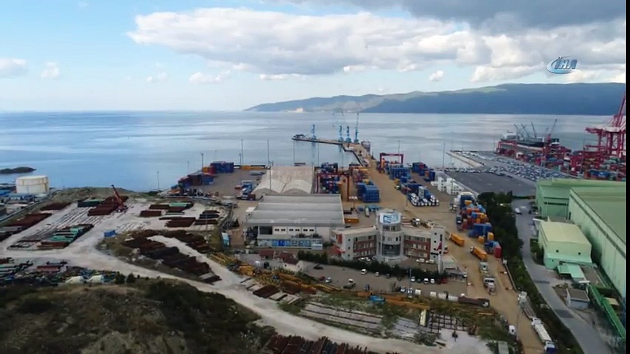 Şile'de Batan Geminin Çıkış Yaptığı Liman Havadan Görüntülendi
