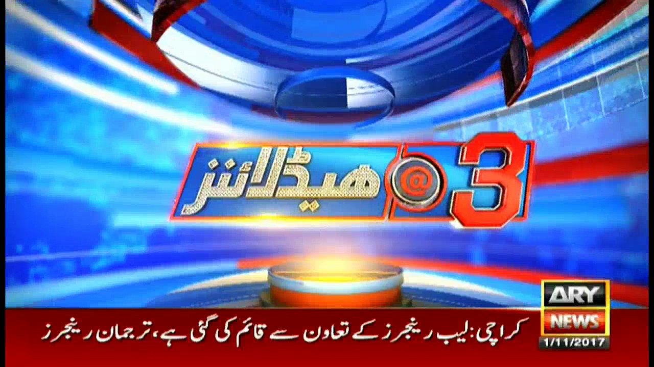Headlines 1500 1st November 2017