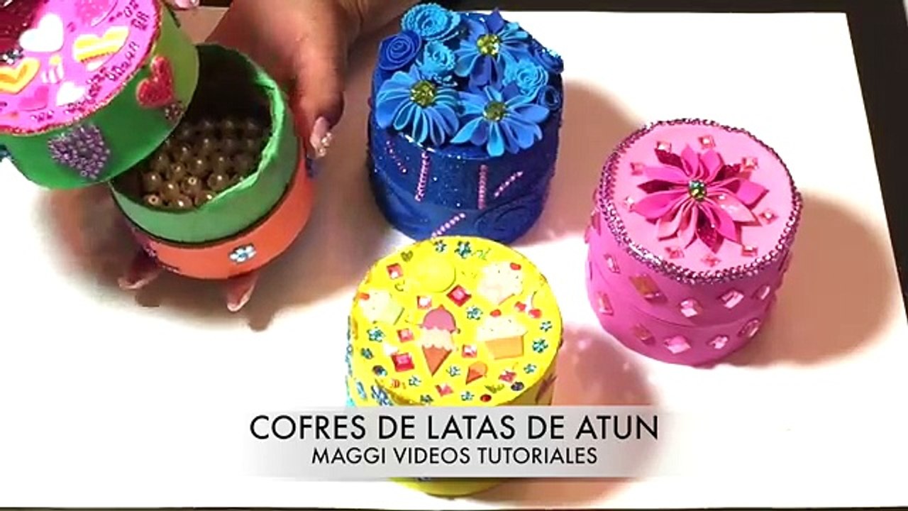 Cofres de latas de Atún