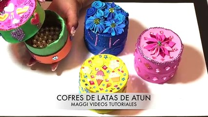 Cofres de latas de Atún