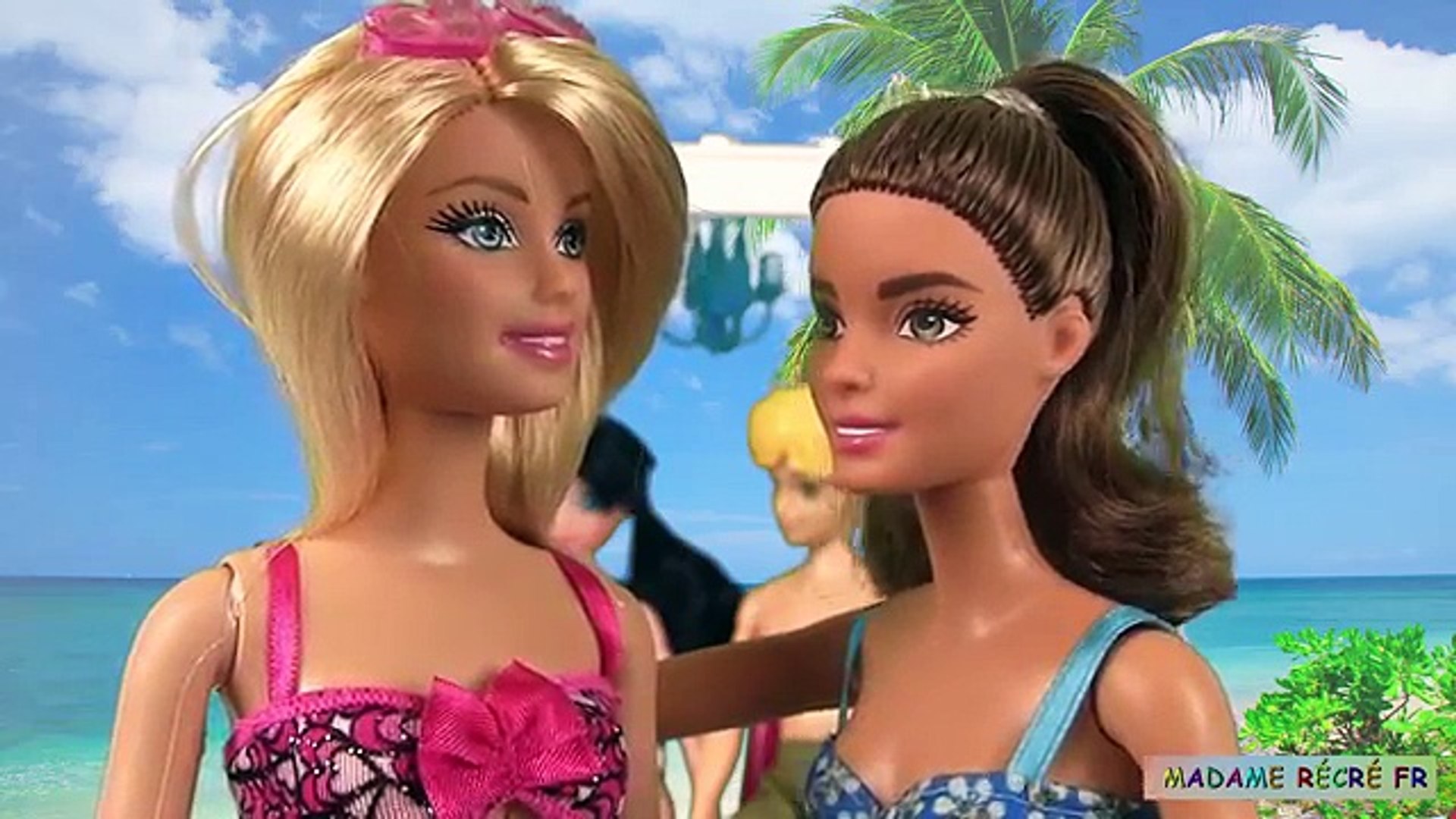 Barbie Episode Barbecue Piscine Histoires de Poupées Mickella et Edward -  Vidéo Dailymotion