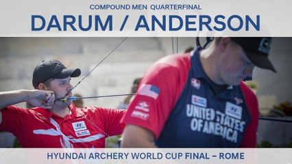 Andreas Darum v Steve Anderson – Compound Men’s Quarterfinal | Rome 2017