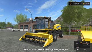 Farming Simulator 17 NEW HOLLAND SELF PROPELLED BALER