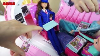 芭比娃娃 Barbie的豪華客機兒童玩具故事 |北美玩具