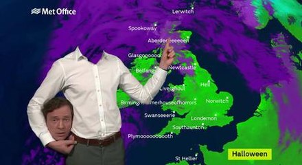 UK Weatherman Delivers Headless Forecast