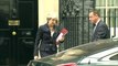 Theresa May departs 10 Downing Street ahead of PMQs
