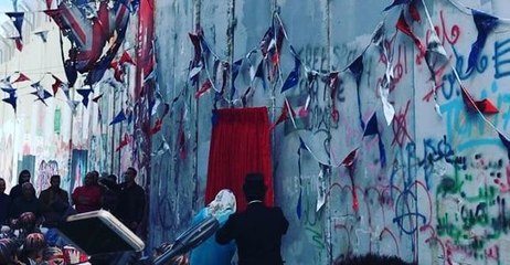 'Queen' Unveils New Banksy Artwork to Mark Balfour Declaration