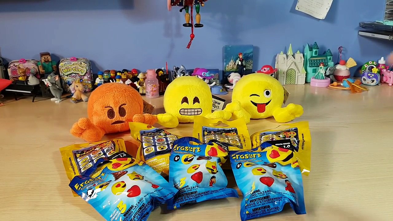 FACCINE-EMOTICONS: Peluches e Bustine con personaggi e gommine (Unboxing)