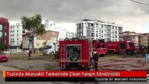 Tuzla'da Akaryakıt Tankerinde Çıkan Yangın Söndürüldü