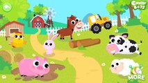 Candybots Animals - Farm Animal (Chicken, Pig, Horse, Cow, Rabbit, Sheep) - Apps for Kids
