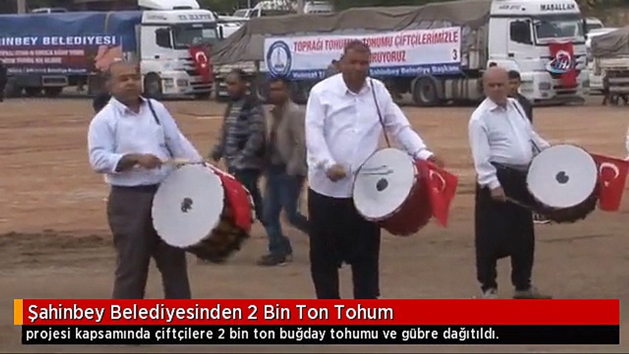 Şahinbey Belediyesinden 2 Bin Ton Tohum