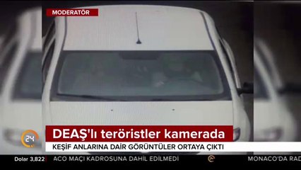 DEAŞ'lı teröristler kamerada