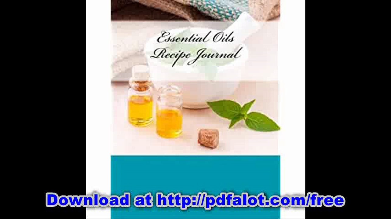 Essential Oils Recipe Journal Questerly