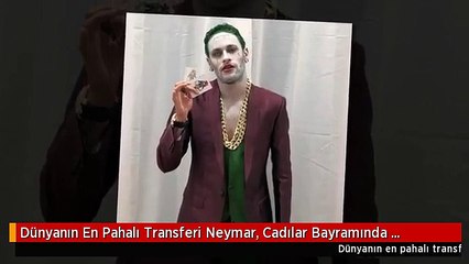Dünyanın En Pahalı Transferi Neymar, Cadılar Bayramında Tanınmaz Hale Geldi