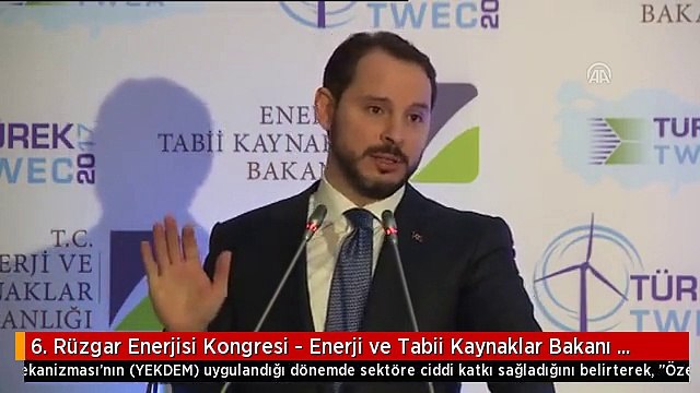 6. Rüzgar Enerjisi Kongresi - Enerji ve Tabii Kaynaklar Bakanı Albayrak (3)