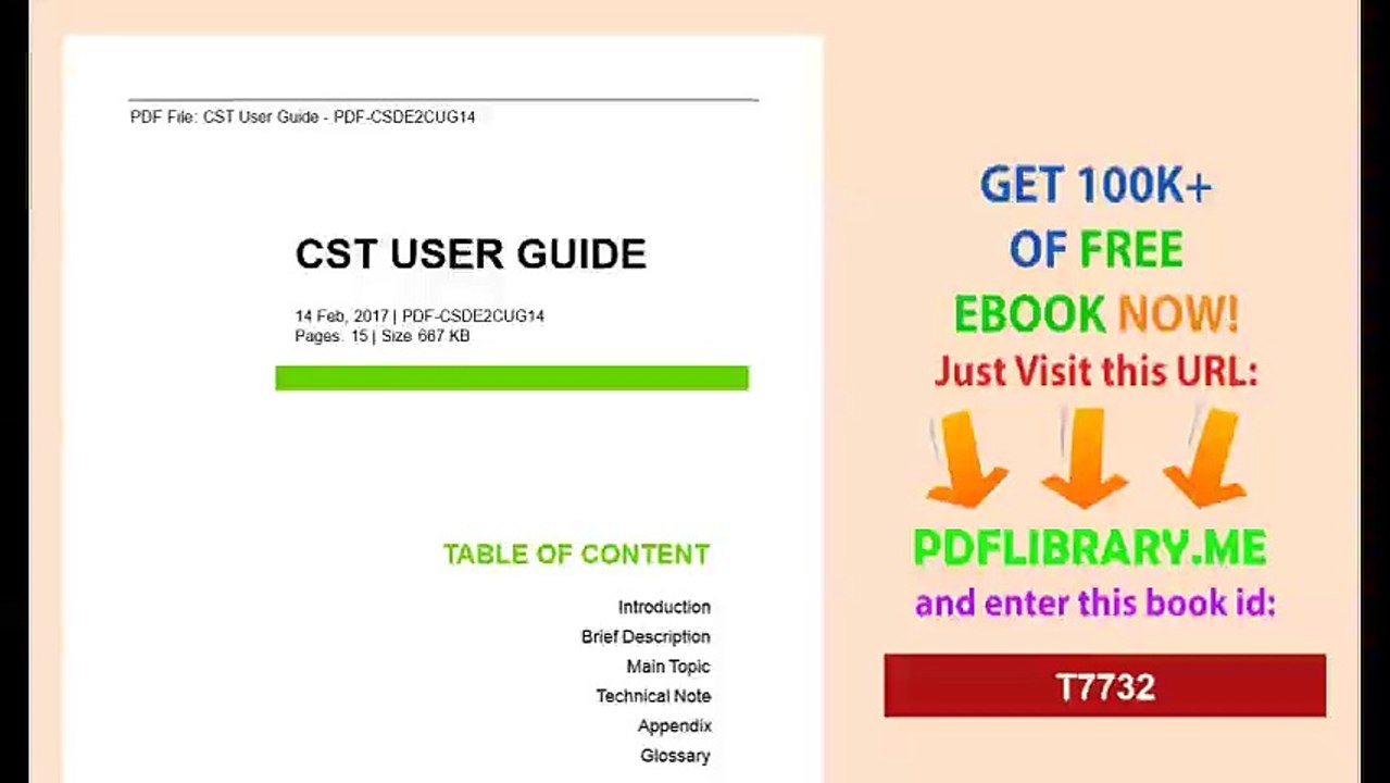 CST User Guide