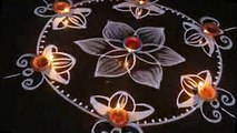 Diwali rangoli designs 2017 with dots - easy deepam muggulu - latest simple kolam designs