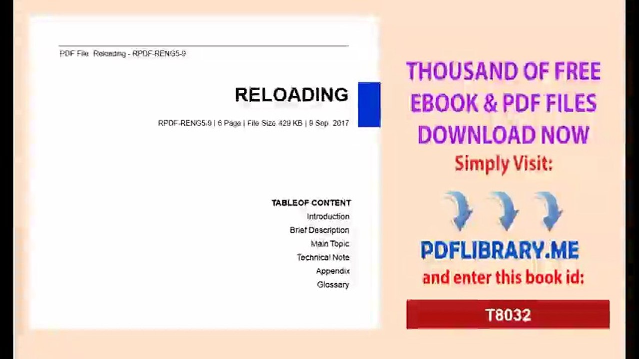 Reloading