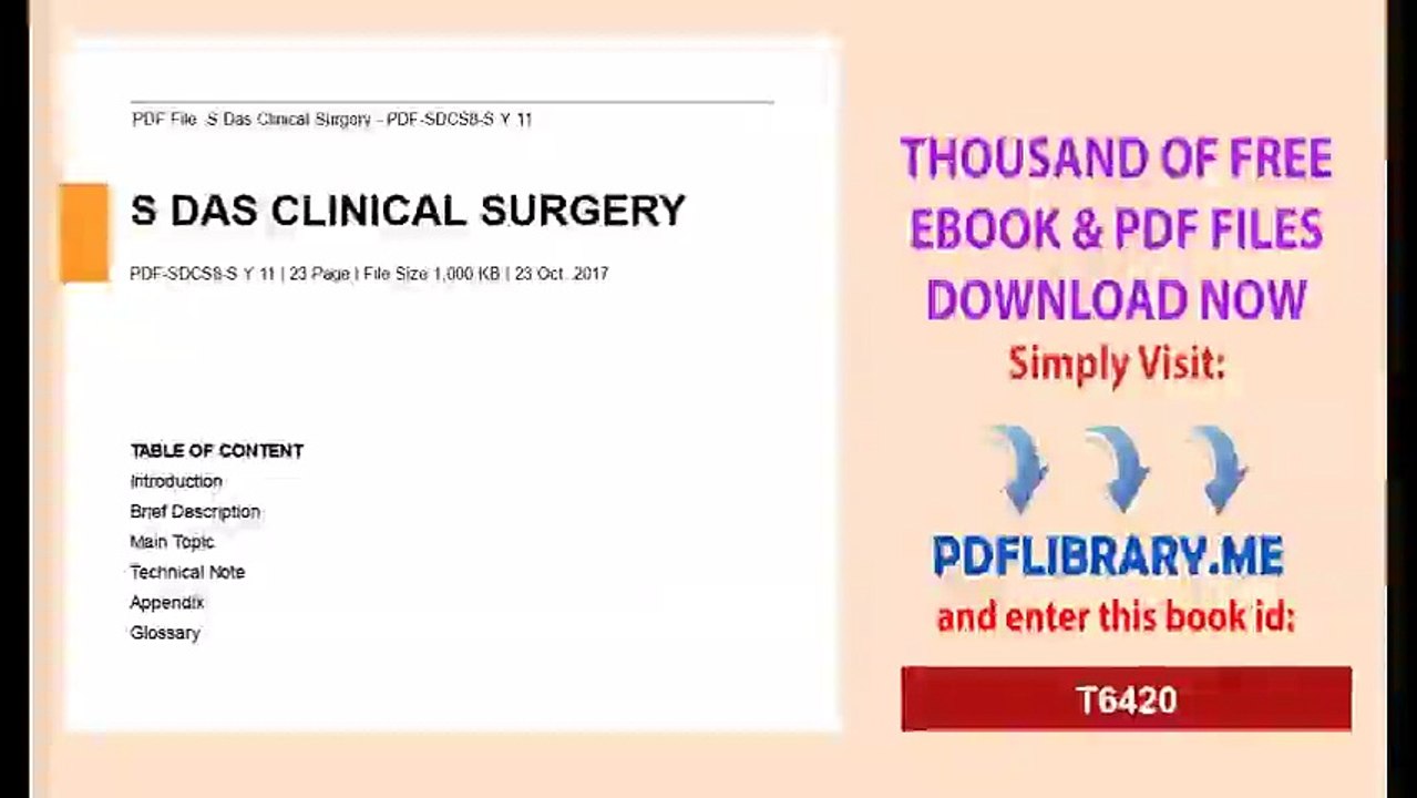 S Das Clinical Surgerypdf