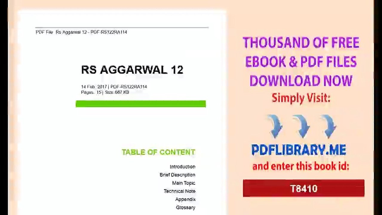 Rs Aggarwal 12