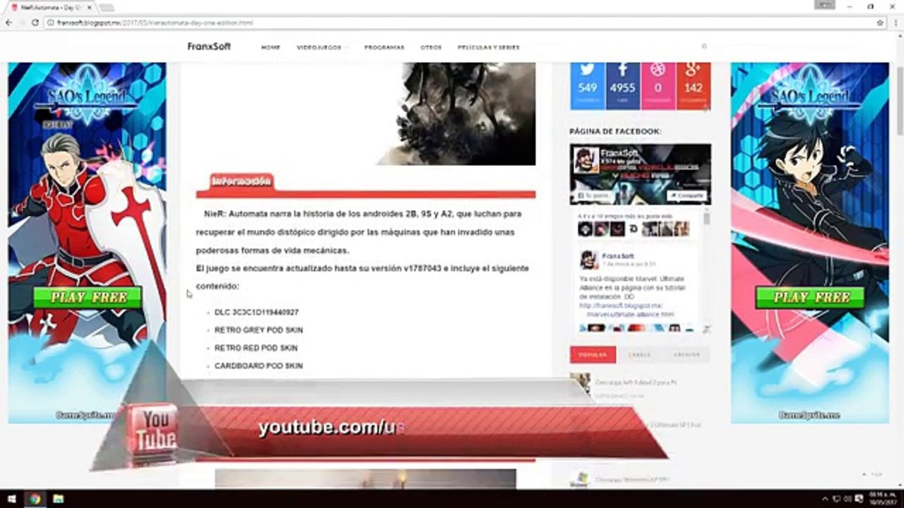 Descargar e Instalar NieR: Automata - Day One Edition para Pc |Full/Español|