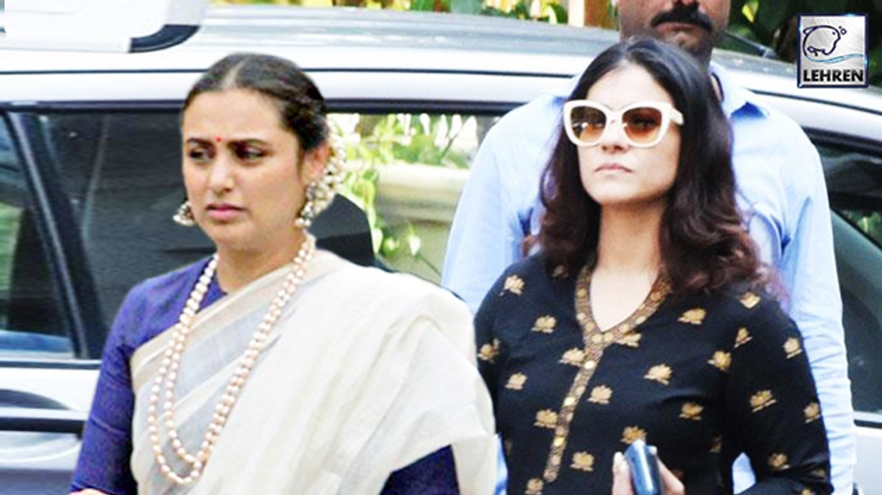 Kajol Finally Meets Rani Mukherjee After Her Father's Sad Demise
