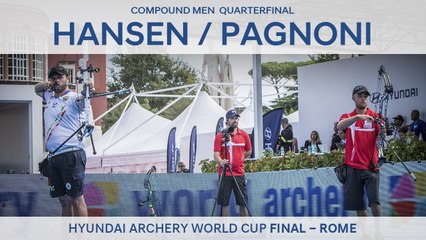 Stephan Hansen v Federico Pagnoni – Compound Men’s Quarterfinal | Rome 2017