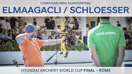 Demir Elmaagacli v Mike Schloesser – Compound Men’s Quarterfinal | Rome 2017