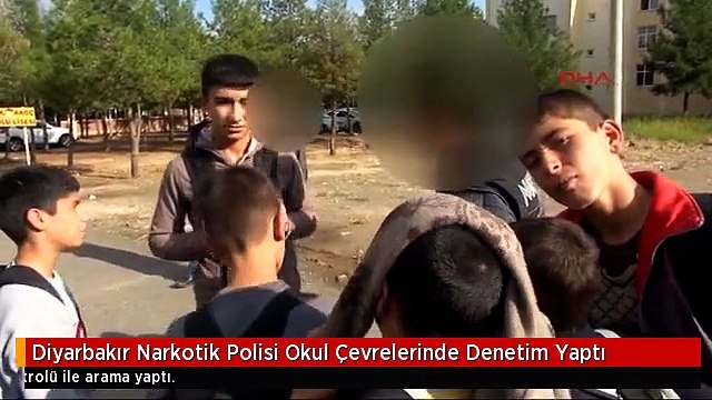 Diyarbakır Narkotik Polisi Okul Çevrelerinde Denetim Yaptı