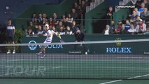 Rolex Paris Masters - Un passing raquette dans le dos venu d'un autre monde !