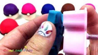 Play Doh Pokemon Pokeballs Fun Learning Colors with Baby Theme Molds Creative Kids Video