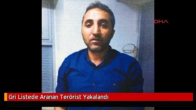 Gri Listede Aranan Terörist Yakalandı
