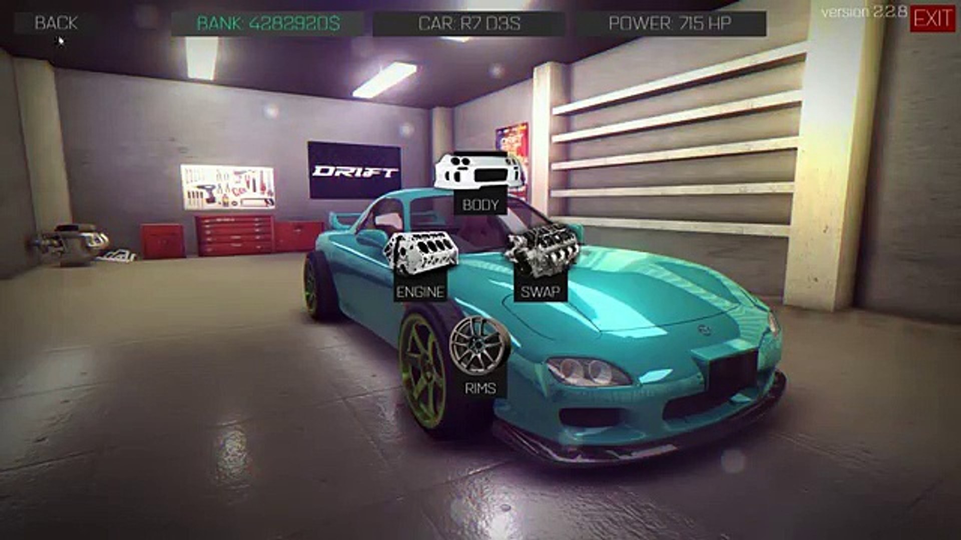⁣Drift Streets Japan. Как настраивать авто.