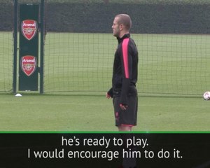 Download Video: Wenger backs 'super-fit' Wilshere for England recall