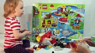 Конструктор для детей Лего Дупло Вокруг Света 10805 Lego Duplo Around the World unboxing for kids