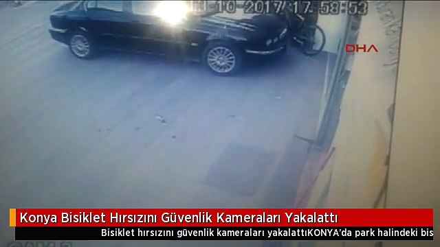 Konya Bisiklet Hırsızını Güvenlik Kameraları Yakalattı