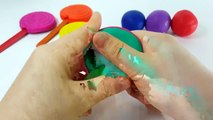 Play Doh Lollipops & Superhero Surprise Bottles Learn Colors Finger Family Nursery Rhymes for Kids