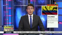 Senadores colombianos prohíben el paramiltarismo