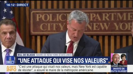 "Nous n'allons pas nous laisser intimider", assure le maire de New York