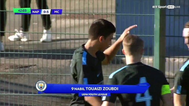 0-5 Nabil Touaizi Zoubdi Goal UEFA Youth League Group F - 01.11.2017 Napoli You