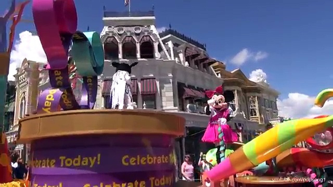 Celebrate A Dream Come True Parade Magic Kingdom Walt Disney World