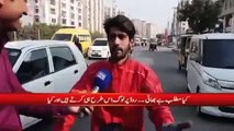 Motorbike Rider Asks Samaa's Female Reporter To Come Along To Some Restaurant - See What Happened Next